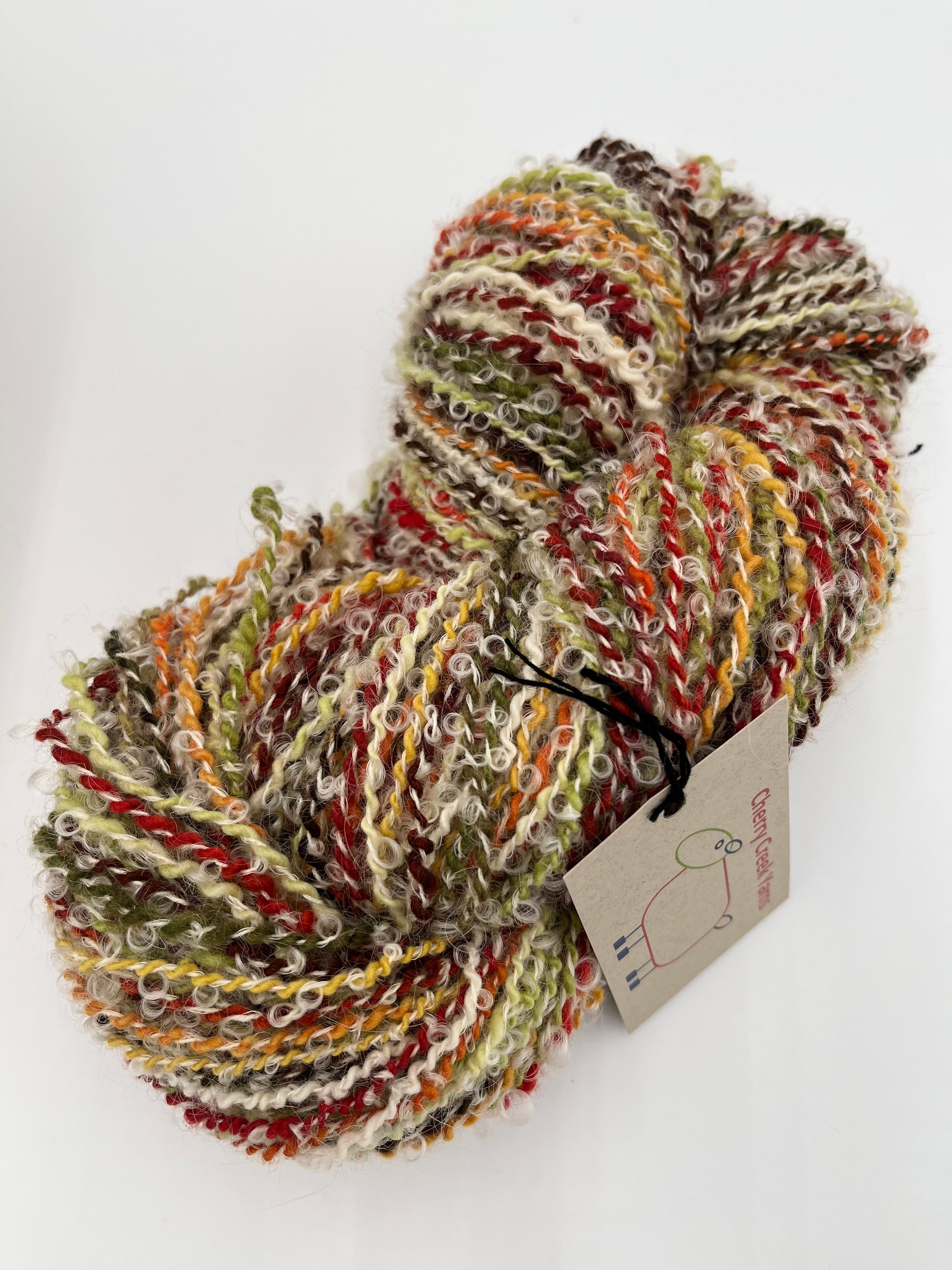 Handspun yarn from Cherry Creek Yarns