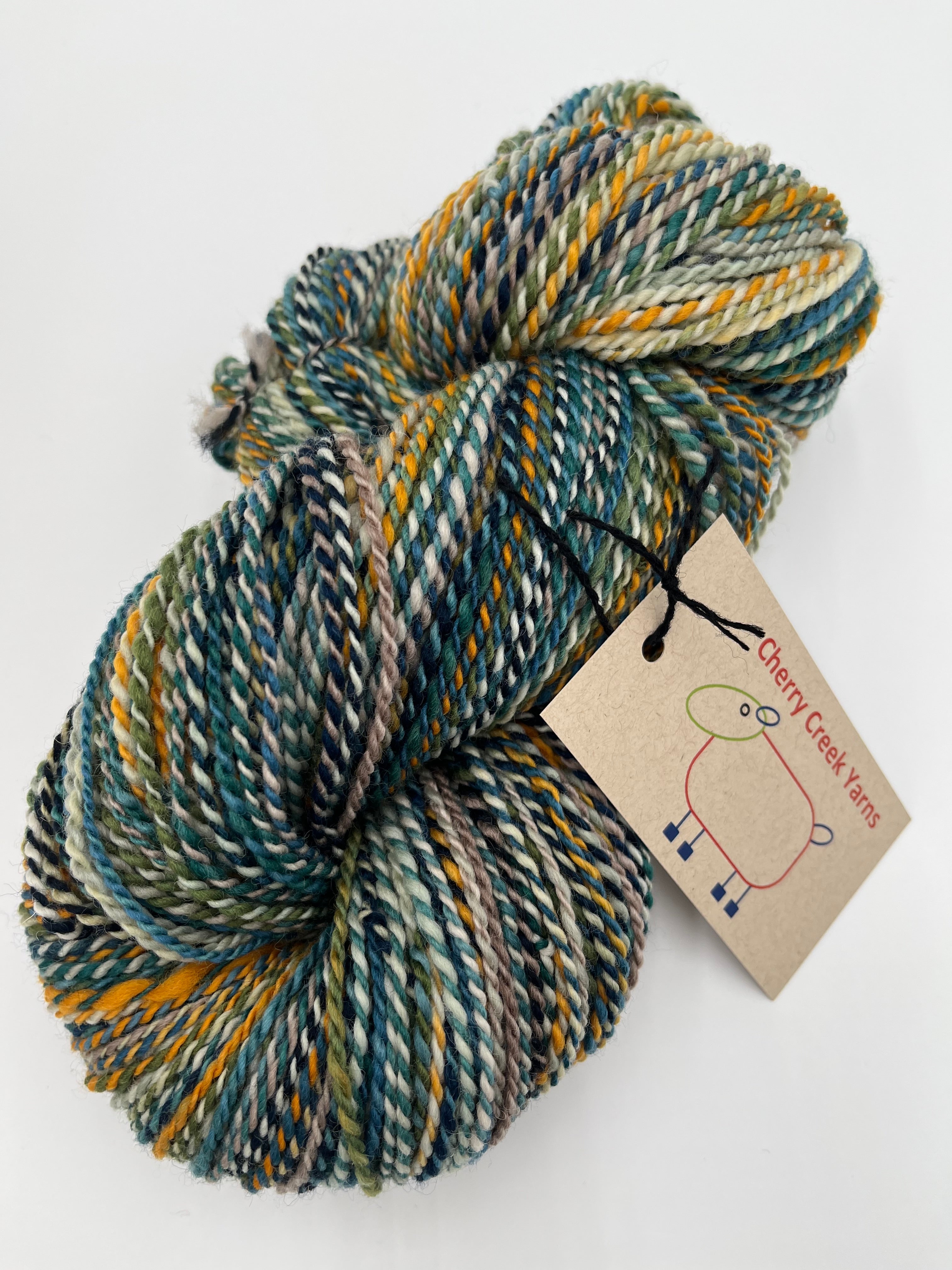 Handspun yarn from Cherry Creek Yarns