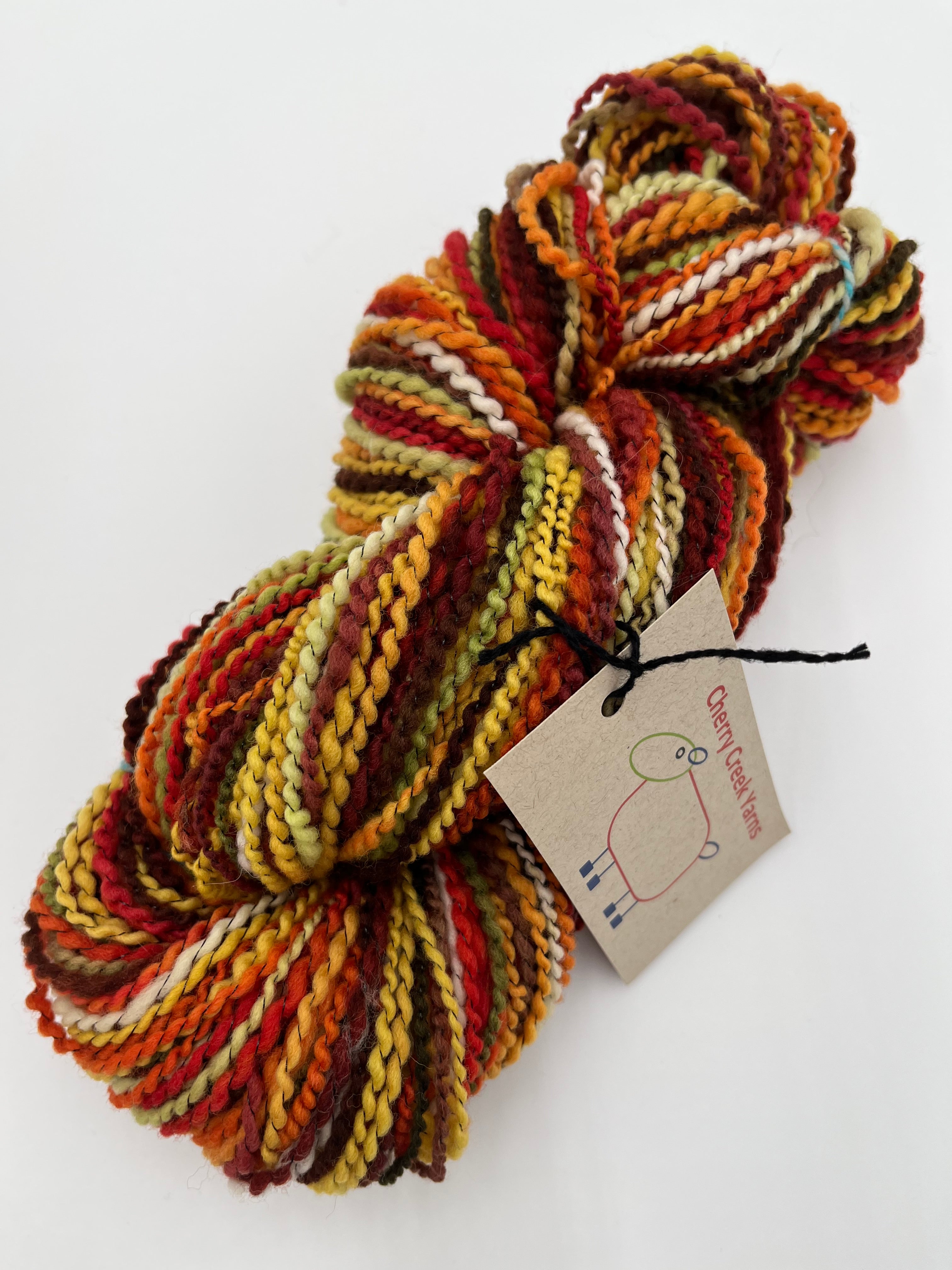 Handspun yarn from Cherry Creek Yarns