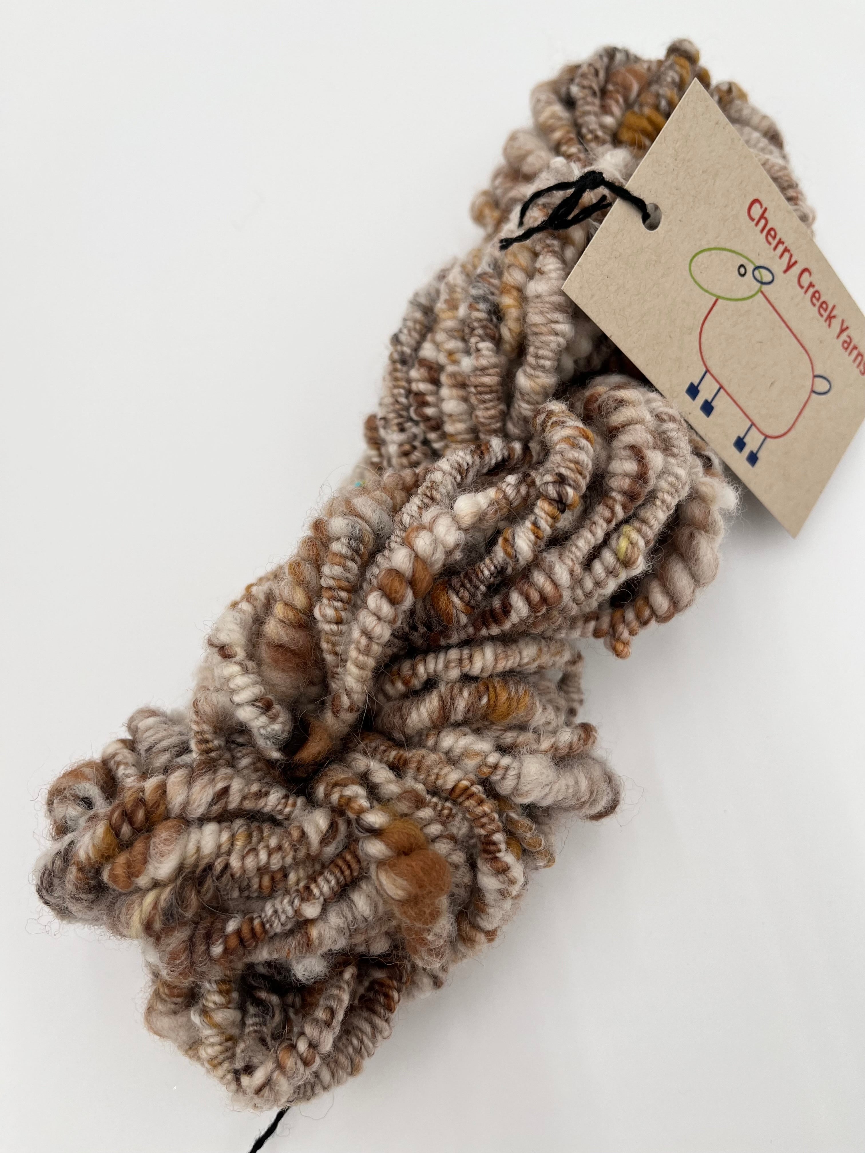 Handspun yarn from Cherry Creek Yarns