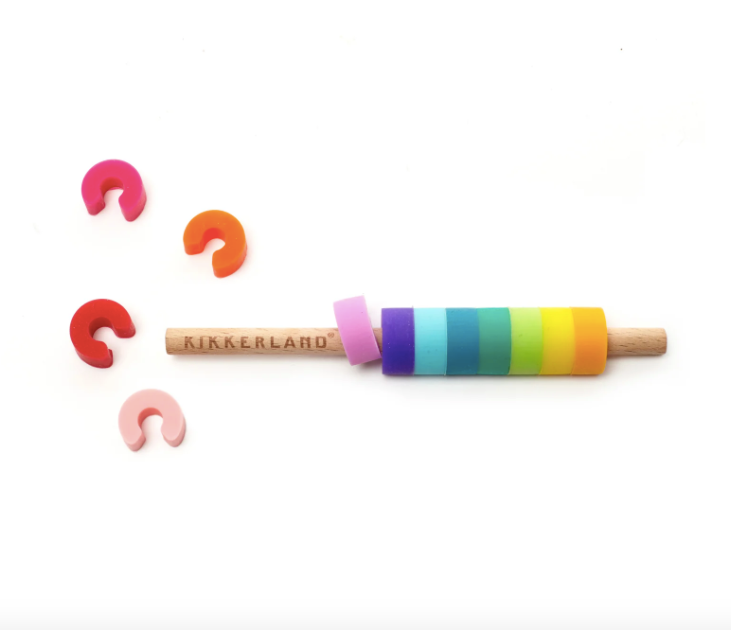 Rainbow Drink Markers - Kikkerland