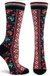 Floral Ribbon Black - Ozone Socks