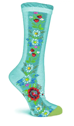 Folklore Turquoise - Ozone Socks