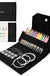 Lykke Colour 5" IC needle set with black vegan suede case