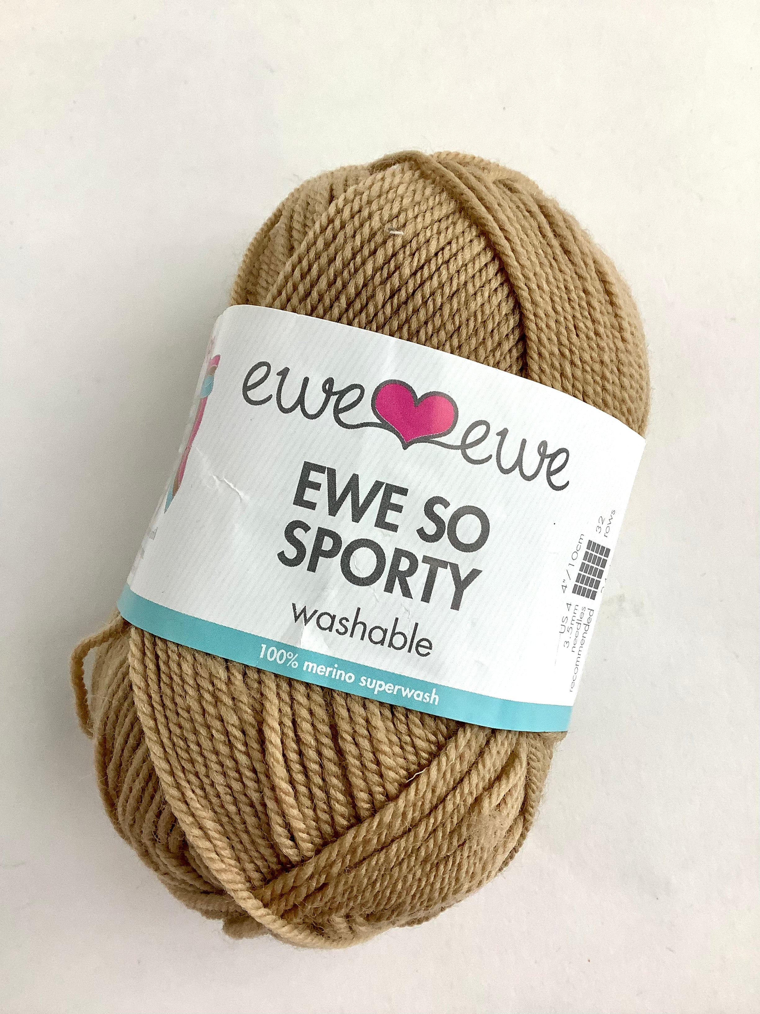 Ewe Ewe yarn Ewe So Sporty Color: 92 Lot: 55