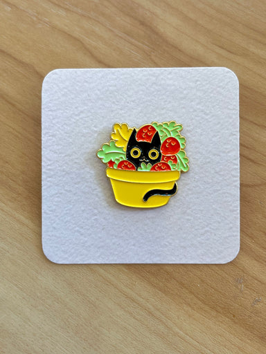 Strawberry Cat - Sunneshine Enamel Pins