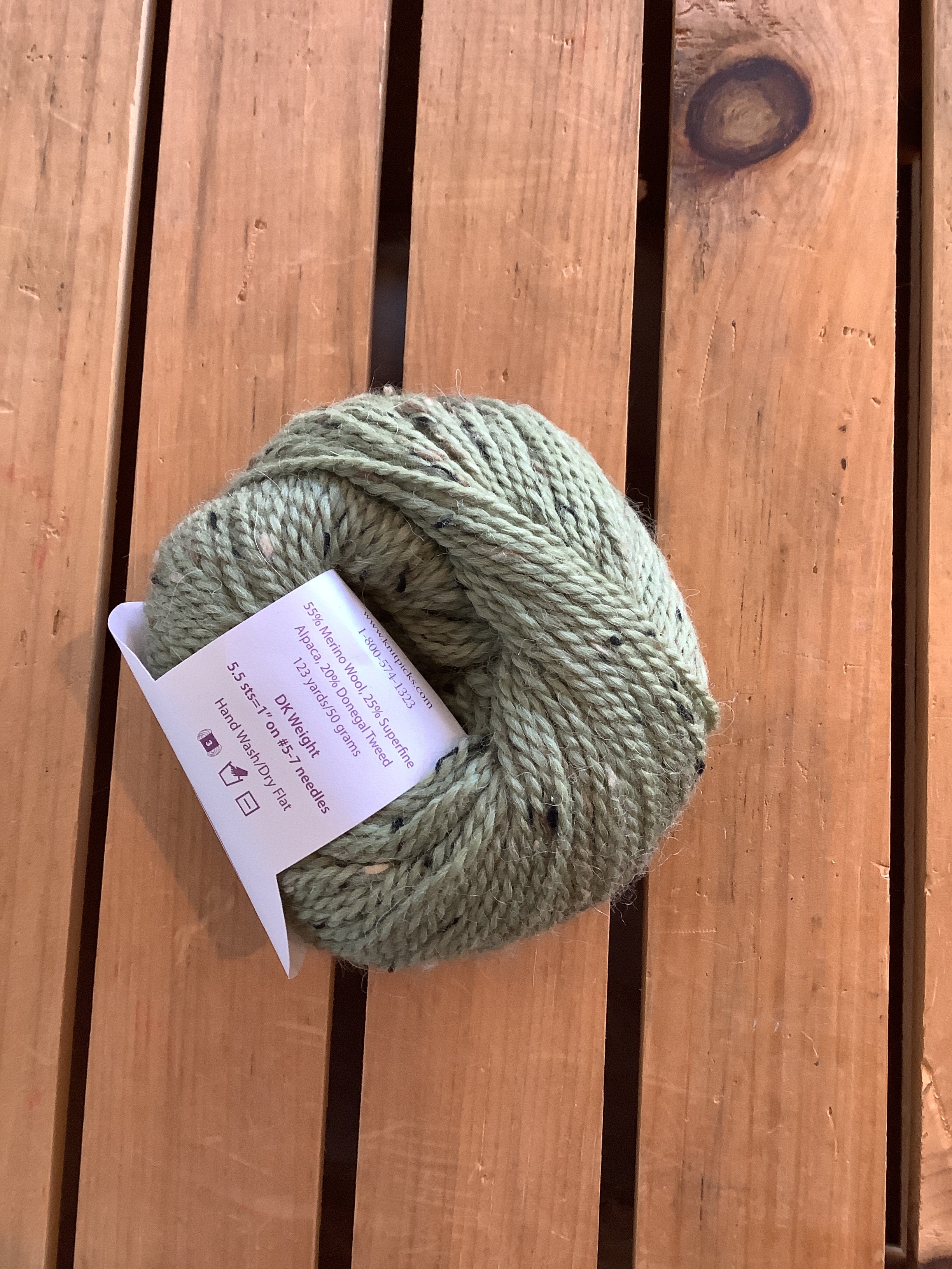 Knit Picks City Tweed DK Color: Desert Sage CH97 Lot: 4489