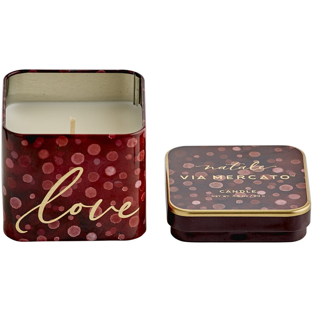Natale Square Love Candle