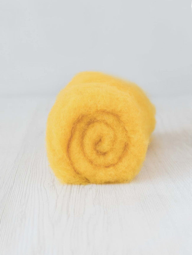 Carded Maori Wool Roving for felting