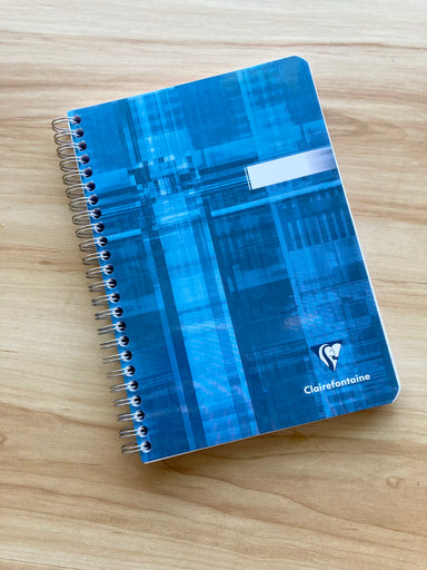 Gray/blue - Clairefontaine Spiral bound Notebook