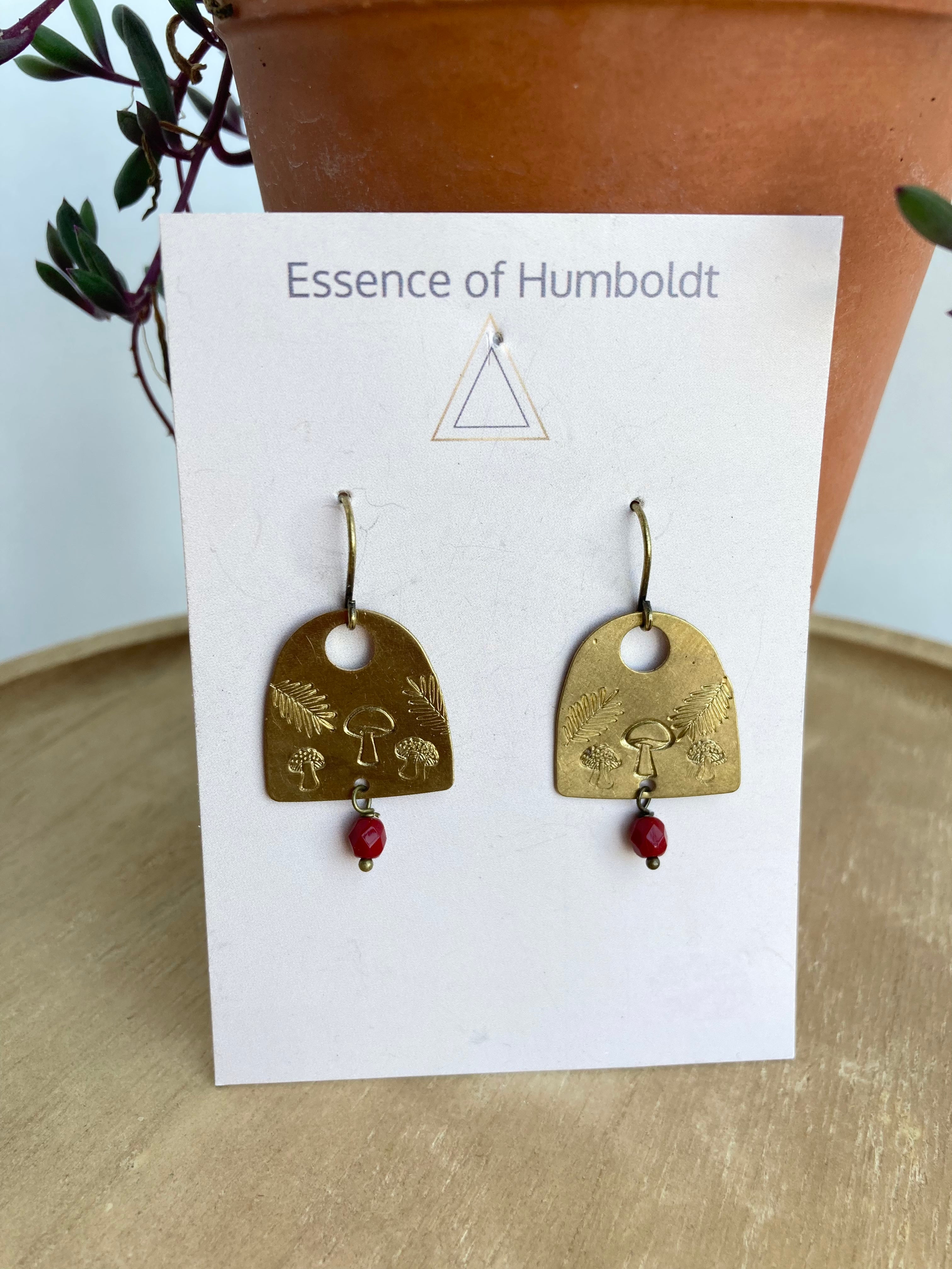 Dome Mushrooms - Earrings from Essence of Humboldt
