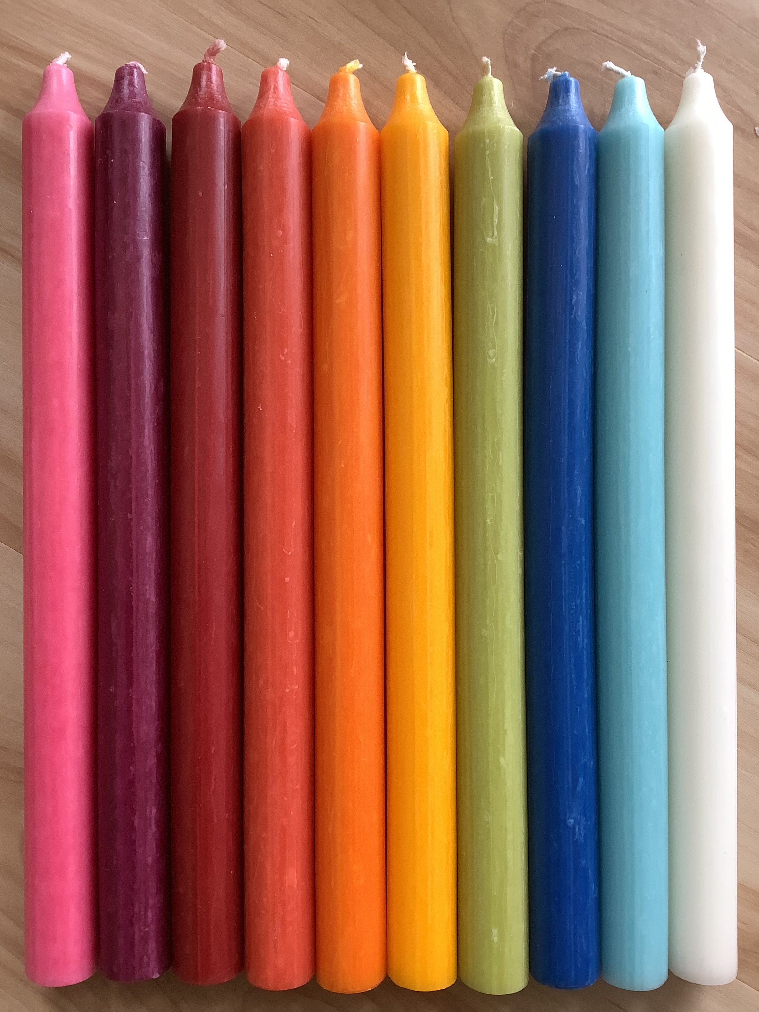 Color Options - Danish Taper Candles