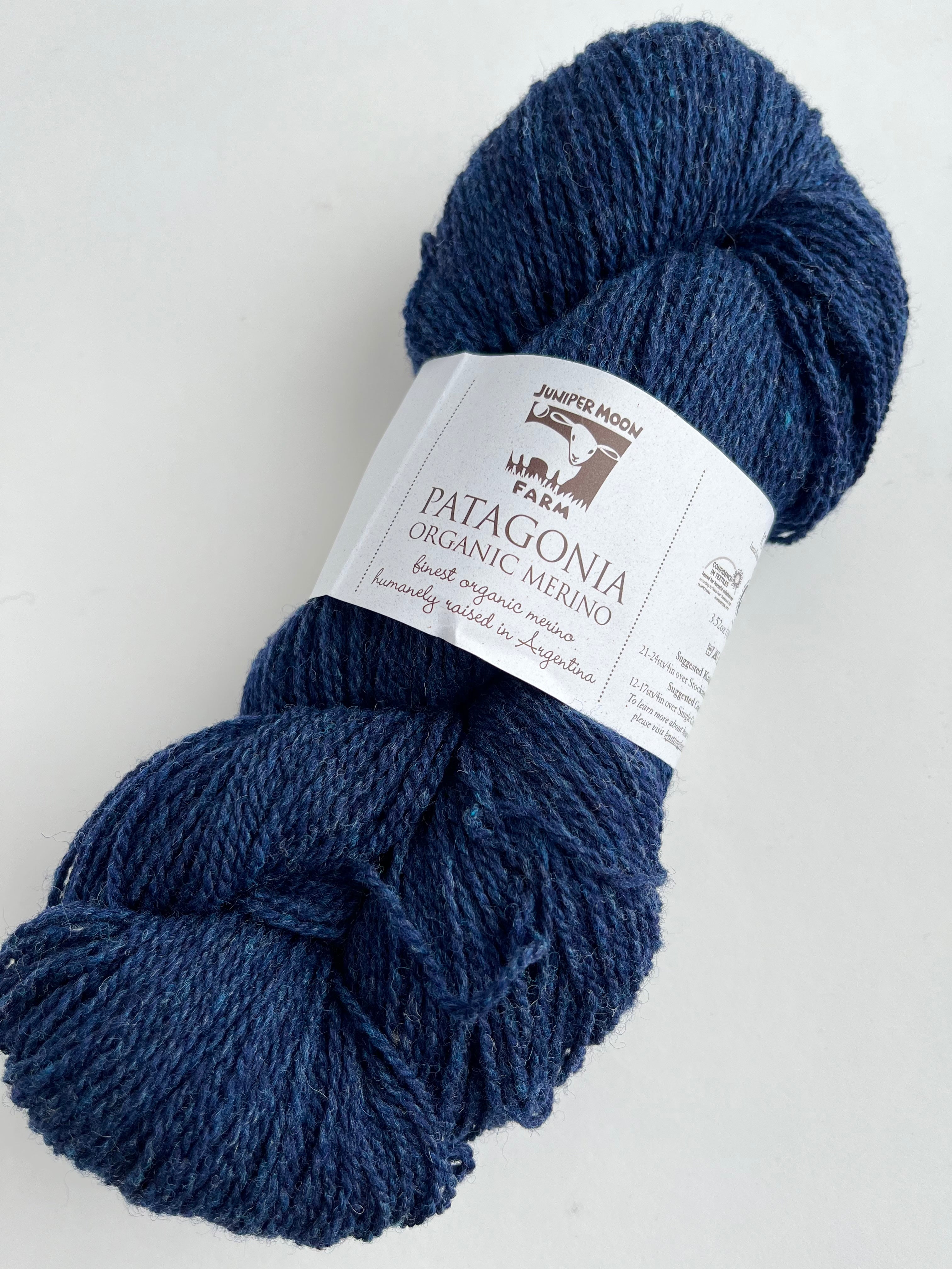 Patagonia Organic Merino yarn from Juniper Moon