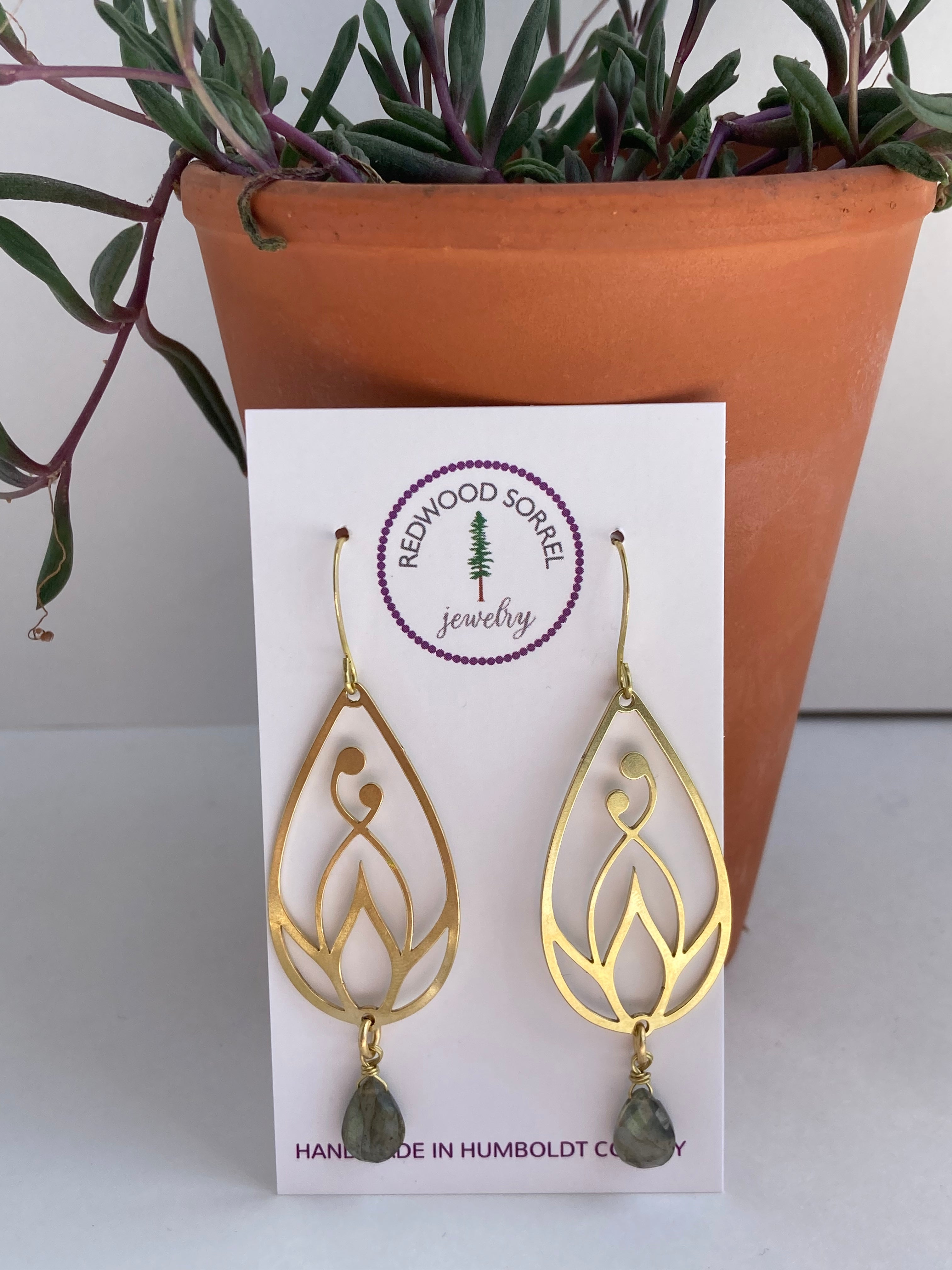Earrings from Redwood Sorrel Jewelry