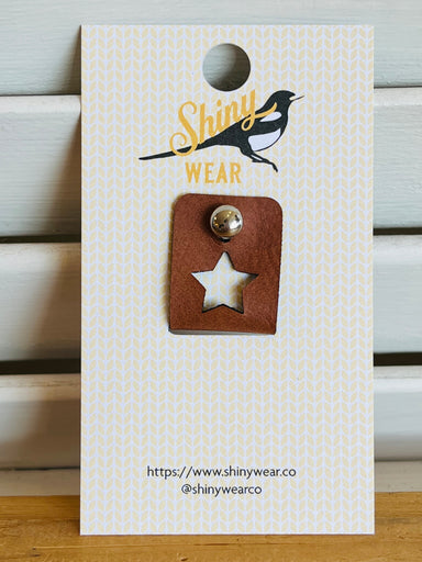 Star Chestnut/Silver - No Sew Tag