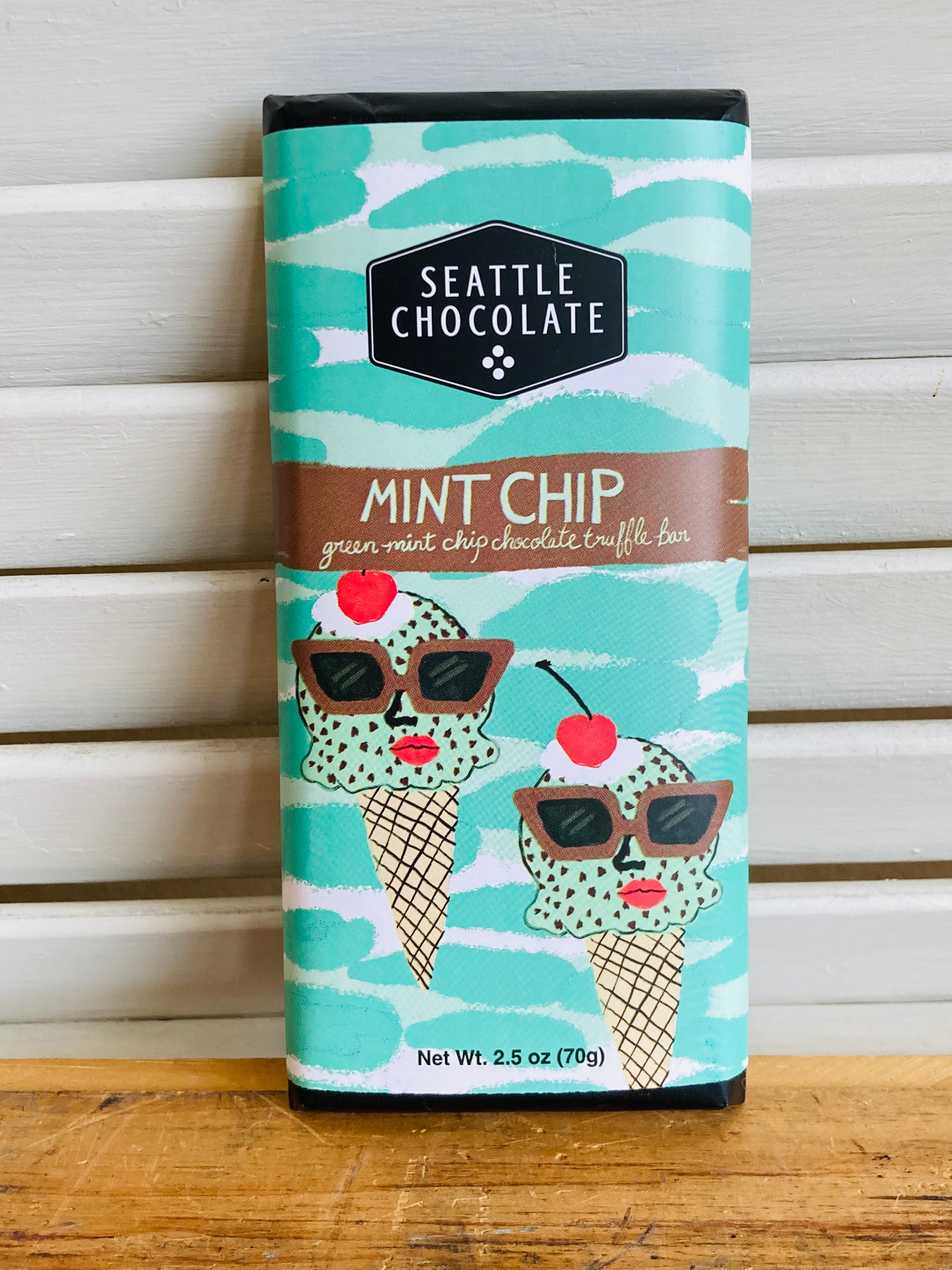 Mint Chip - Seattle Chocolate truffle bar