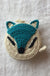 Teal Fox - Crocheted Tape Measure