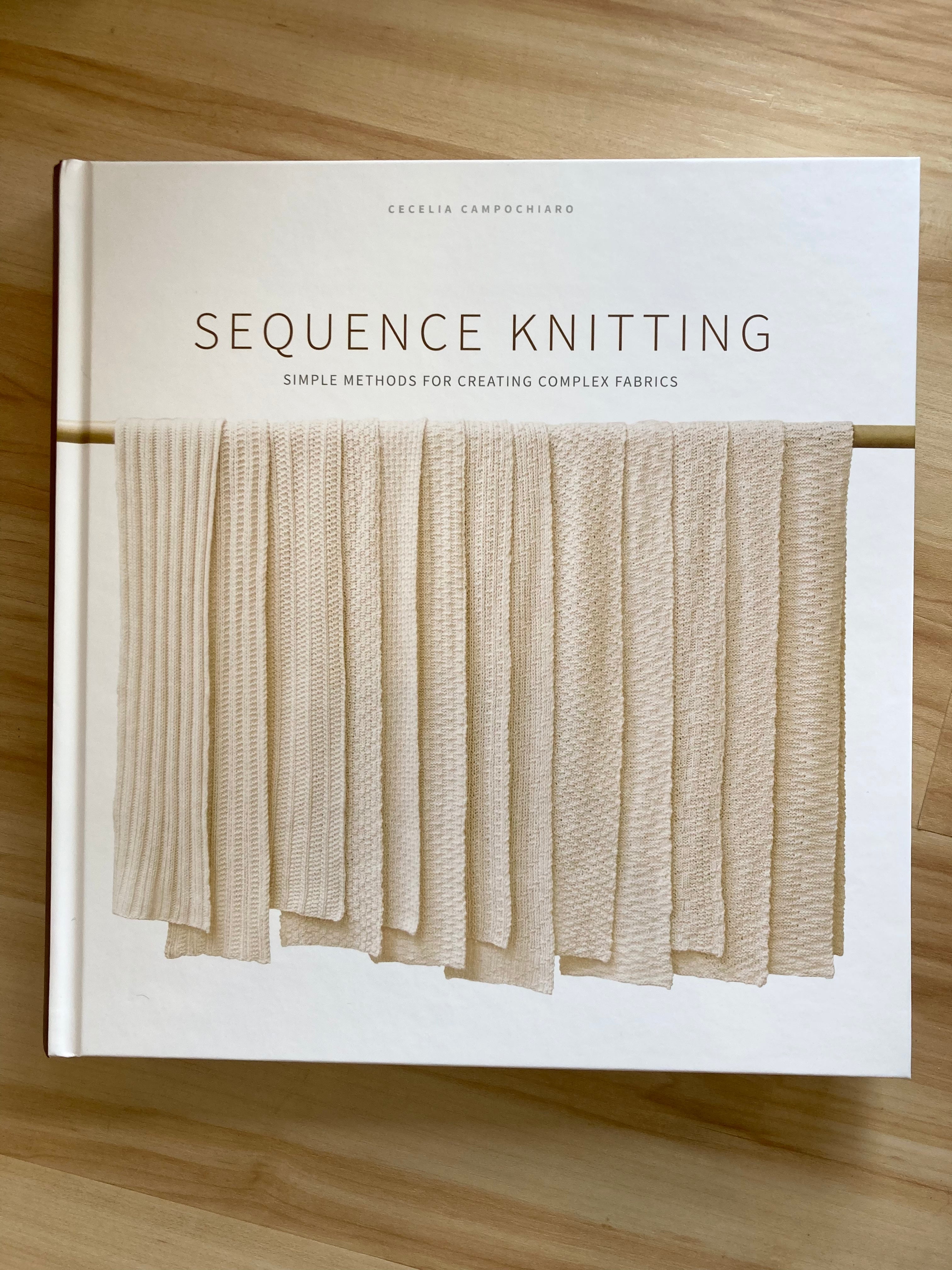 Sequence Knitting book by Cecelia Campochiaro