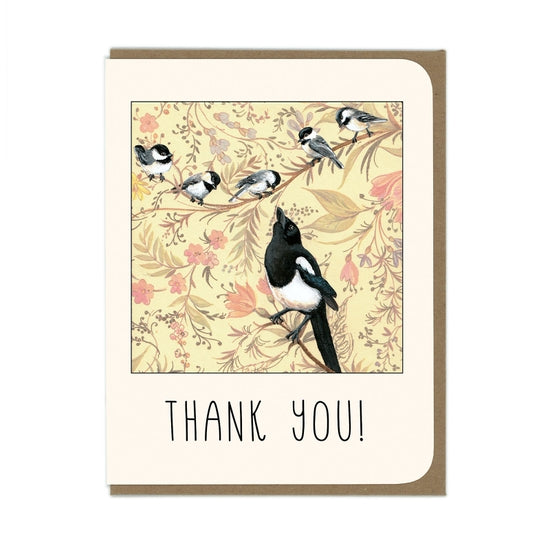 Thank you Magpie card 