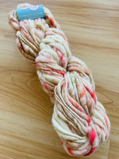 Peachy Sparkle - Cast Away from Knit Collage