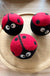 Ladybugs - wool dryer balls