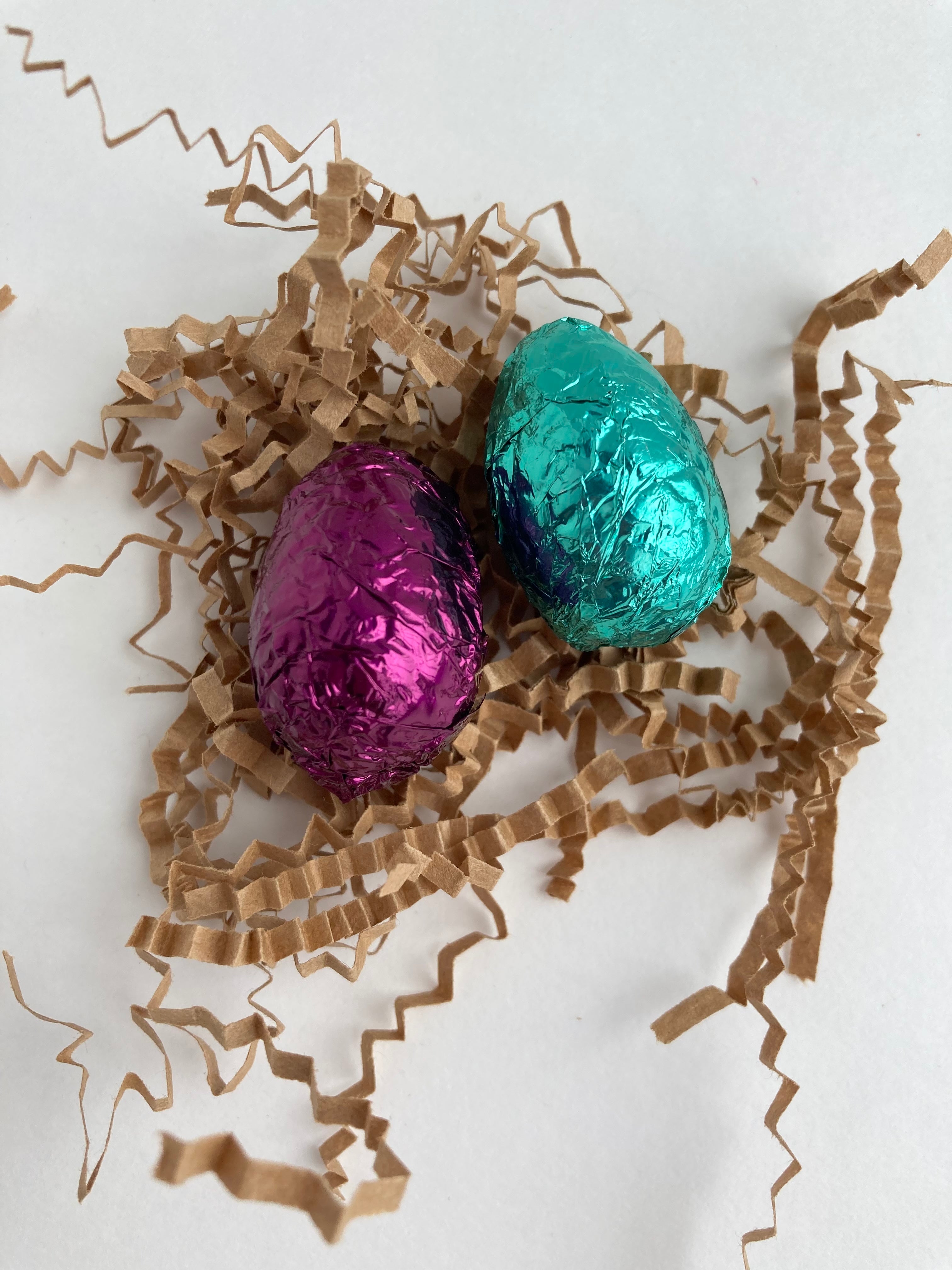 Chocolate Foil Wrapped Eggs from Kenny's Chocolates