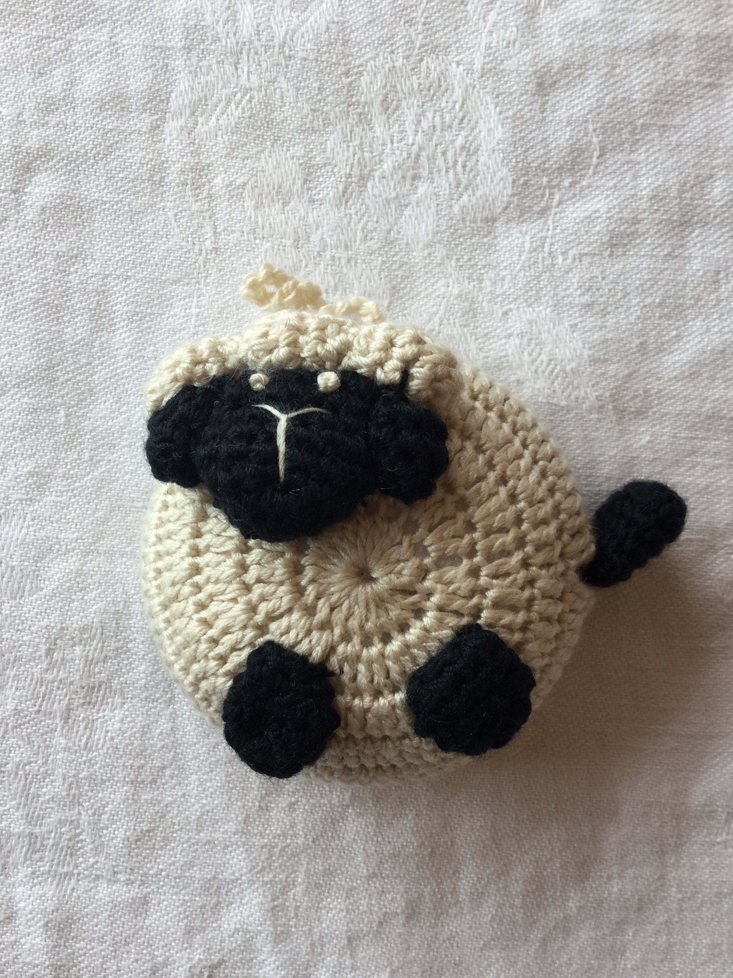Sheep - Crocheted Tape Measure