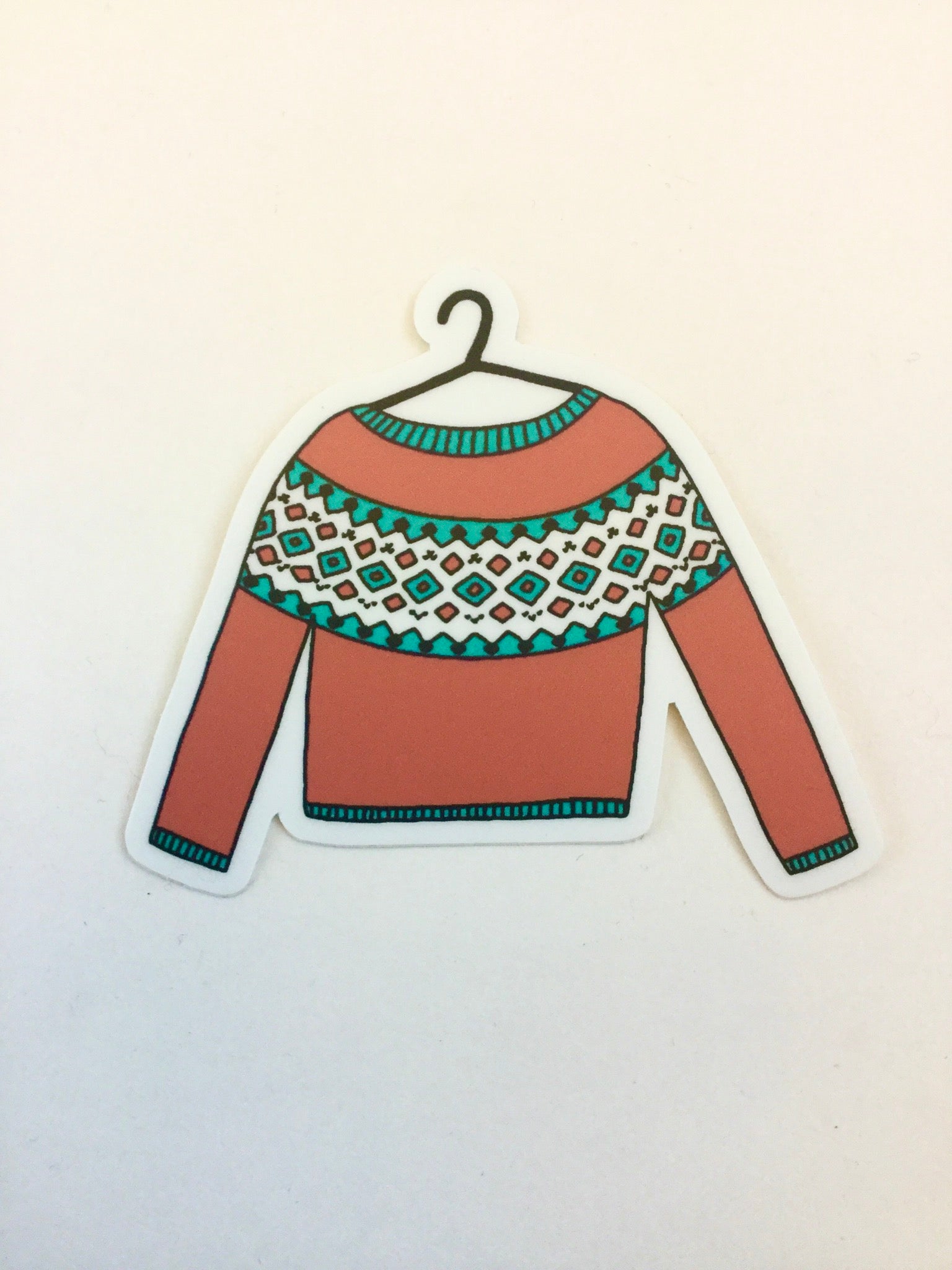 Fair Isle Sweater sticker