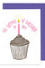 The Happiest of Birthdays to You cupcake - card from Just My Type Letterpress