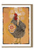 Chicken Greeting card - Amy Rose Moore Illustrations