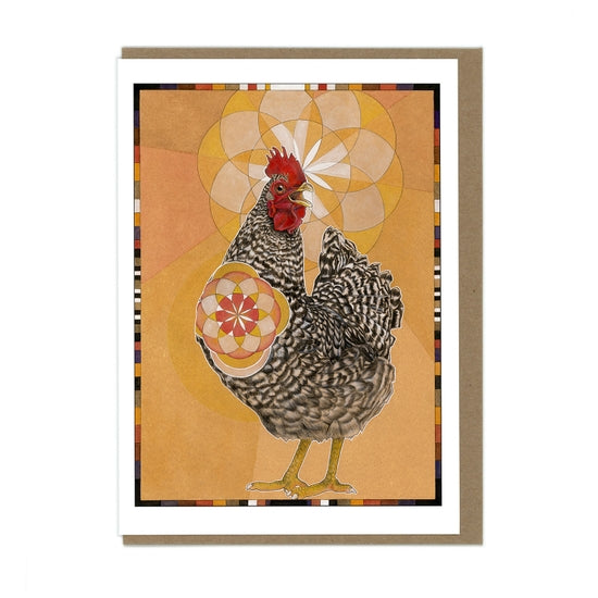 Chicken Greeting card - Amy Rose Moore Illustrations