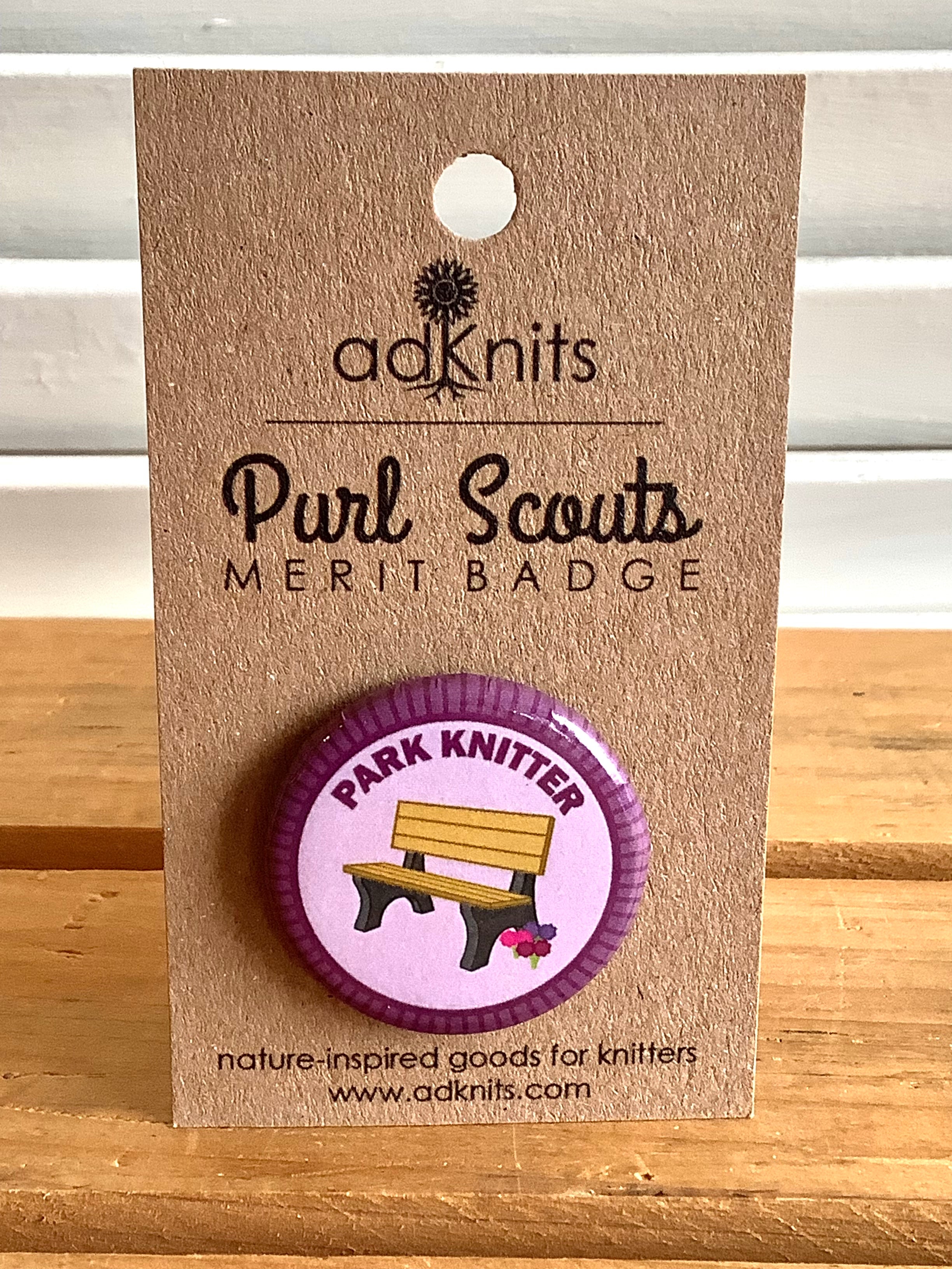 Park Knitter - Purl Scouts Merit Badge