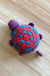 Red/Teal Turtle - Crocheted Tape Measure