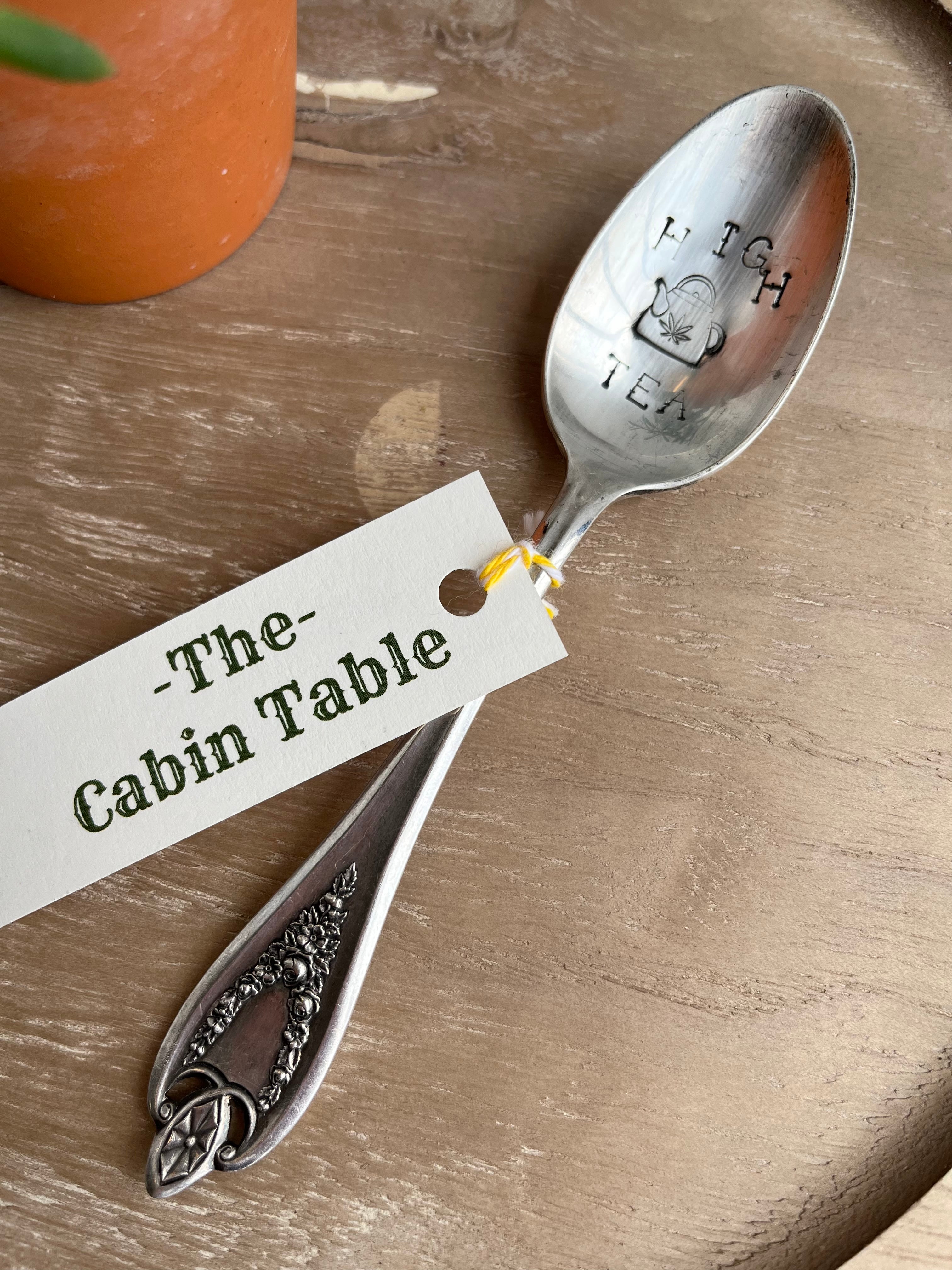 High Tea - Stamped Spoons from the Cabin Table