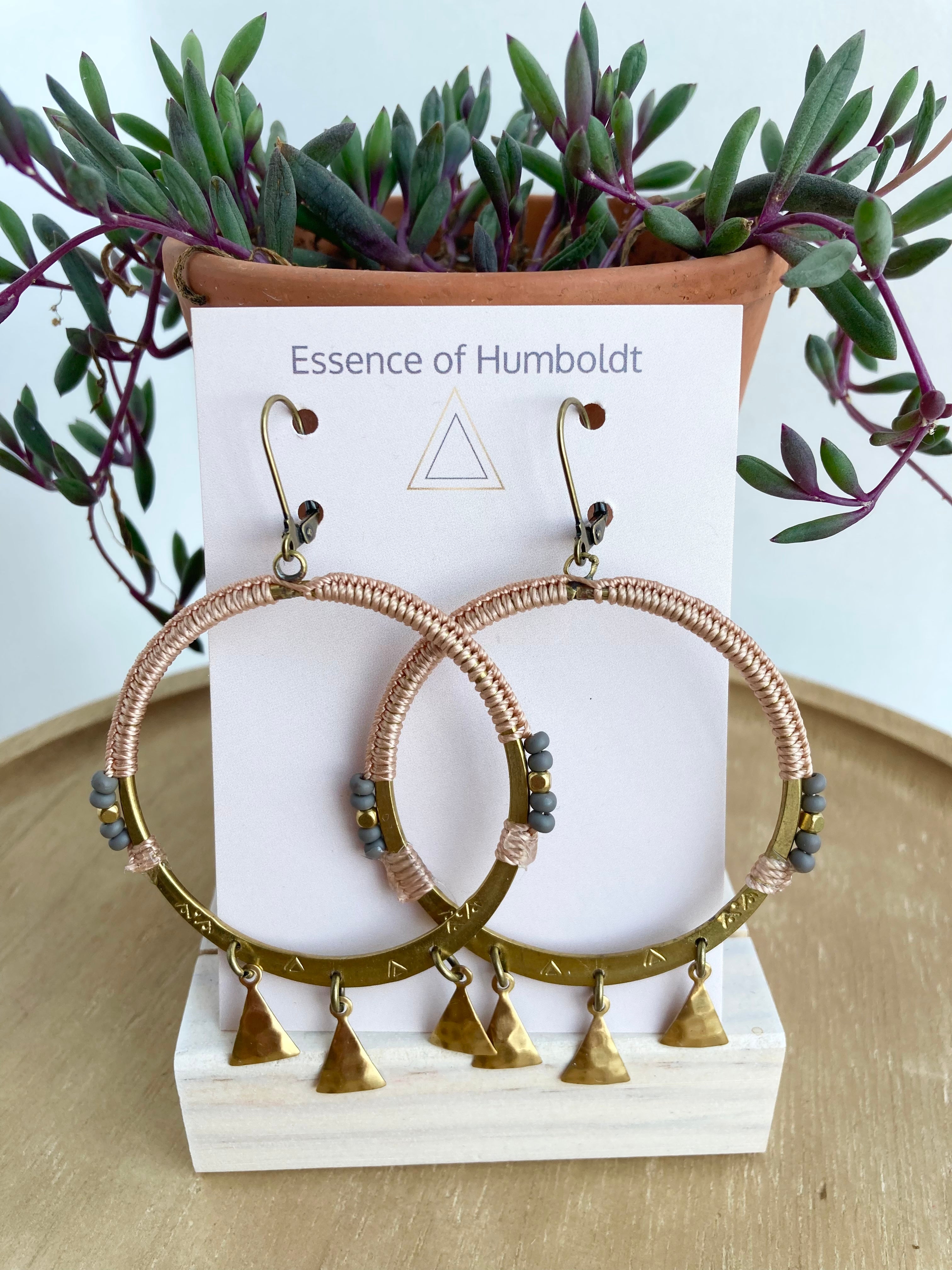 Large hoop with 3 drops - Earrings from Essence of Humboldt