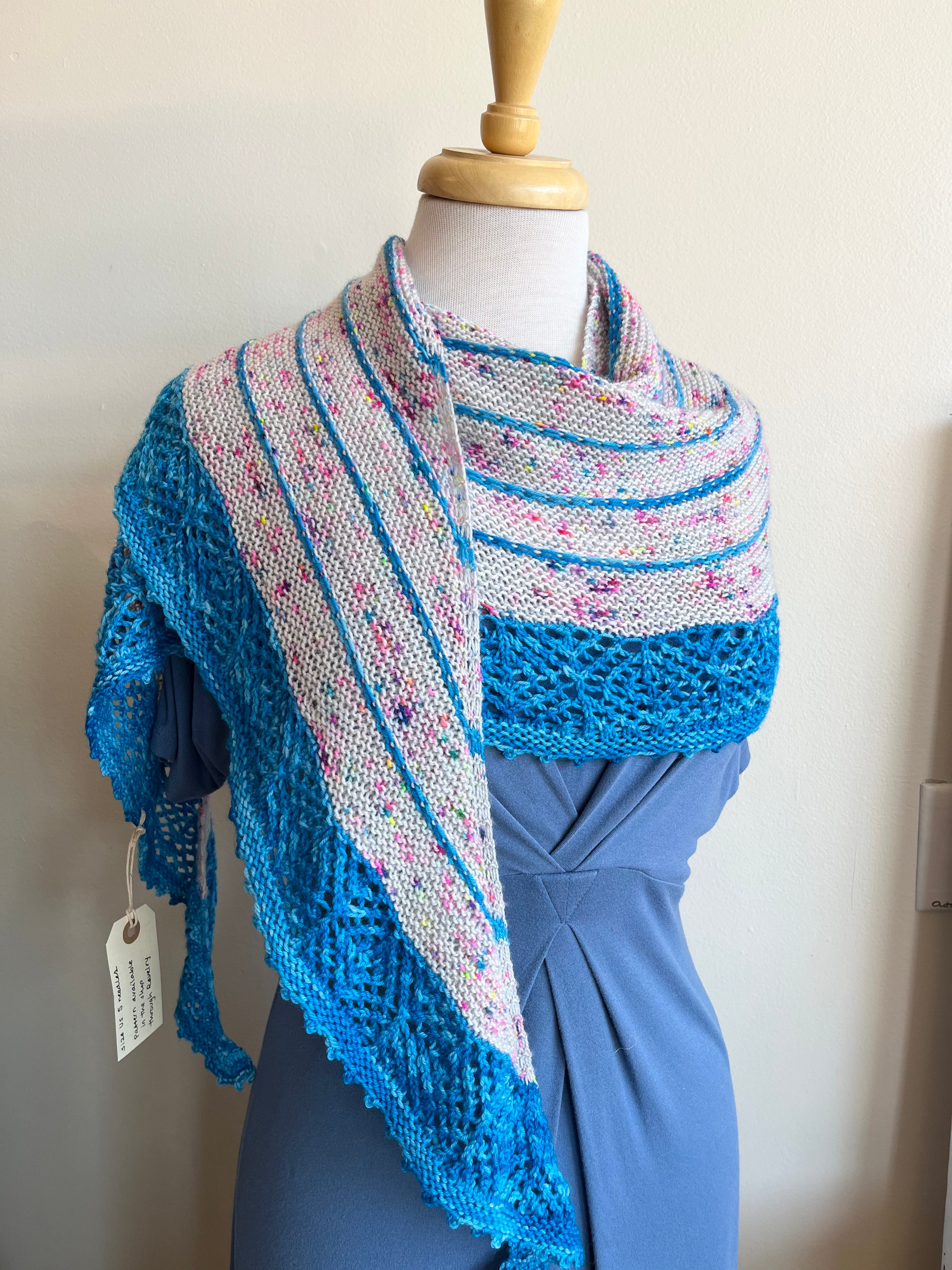 Ebba's Garden shawl kit