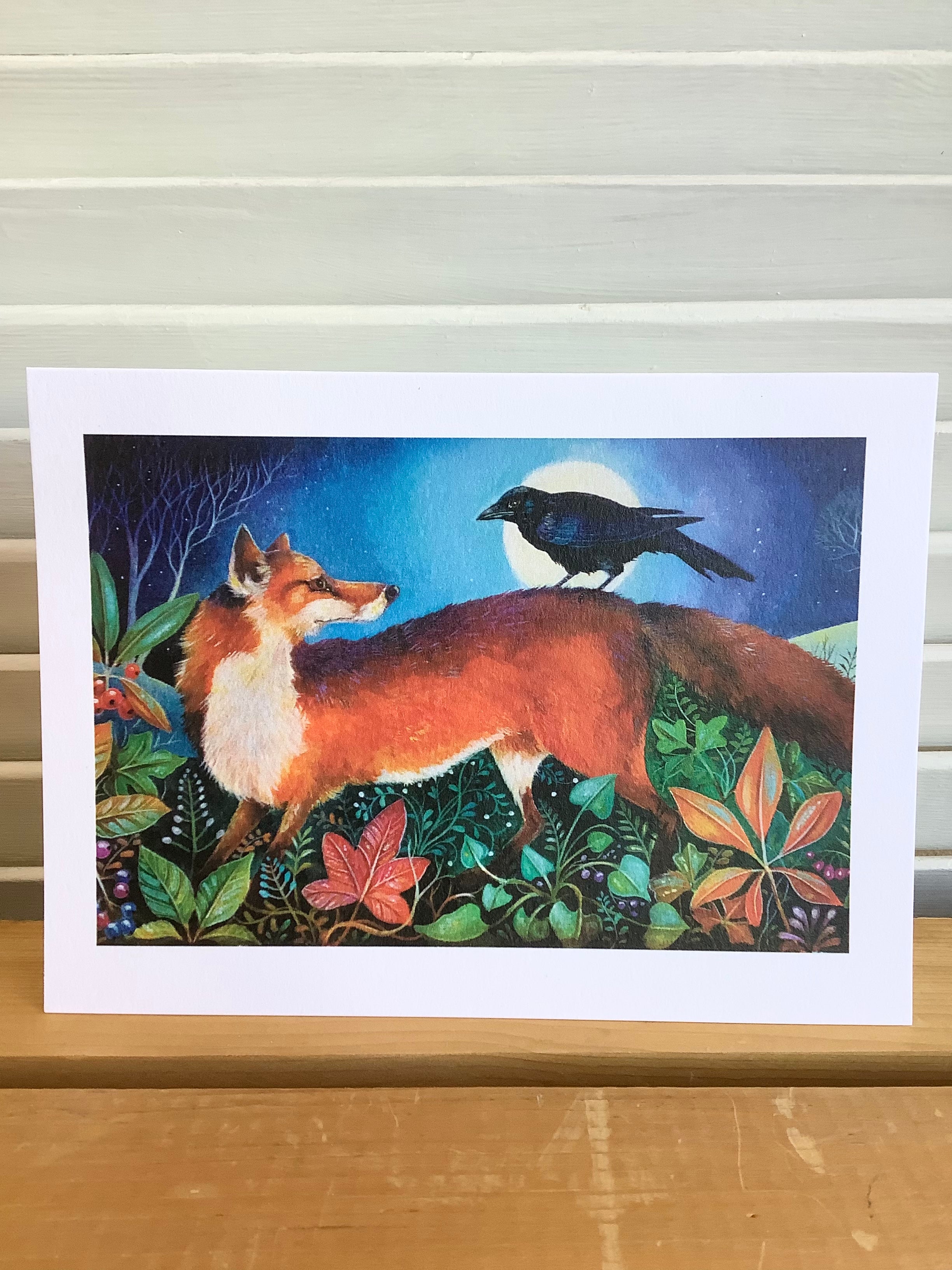 The Fox and the Crow card