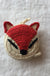 Red Fox - Crocheted tape measure