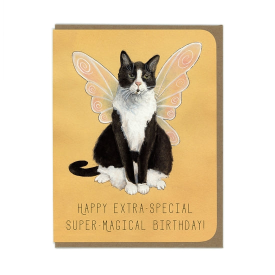 Fairy Cat card - Amy Rose Moore Illustrations