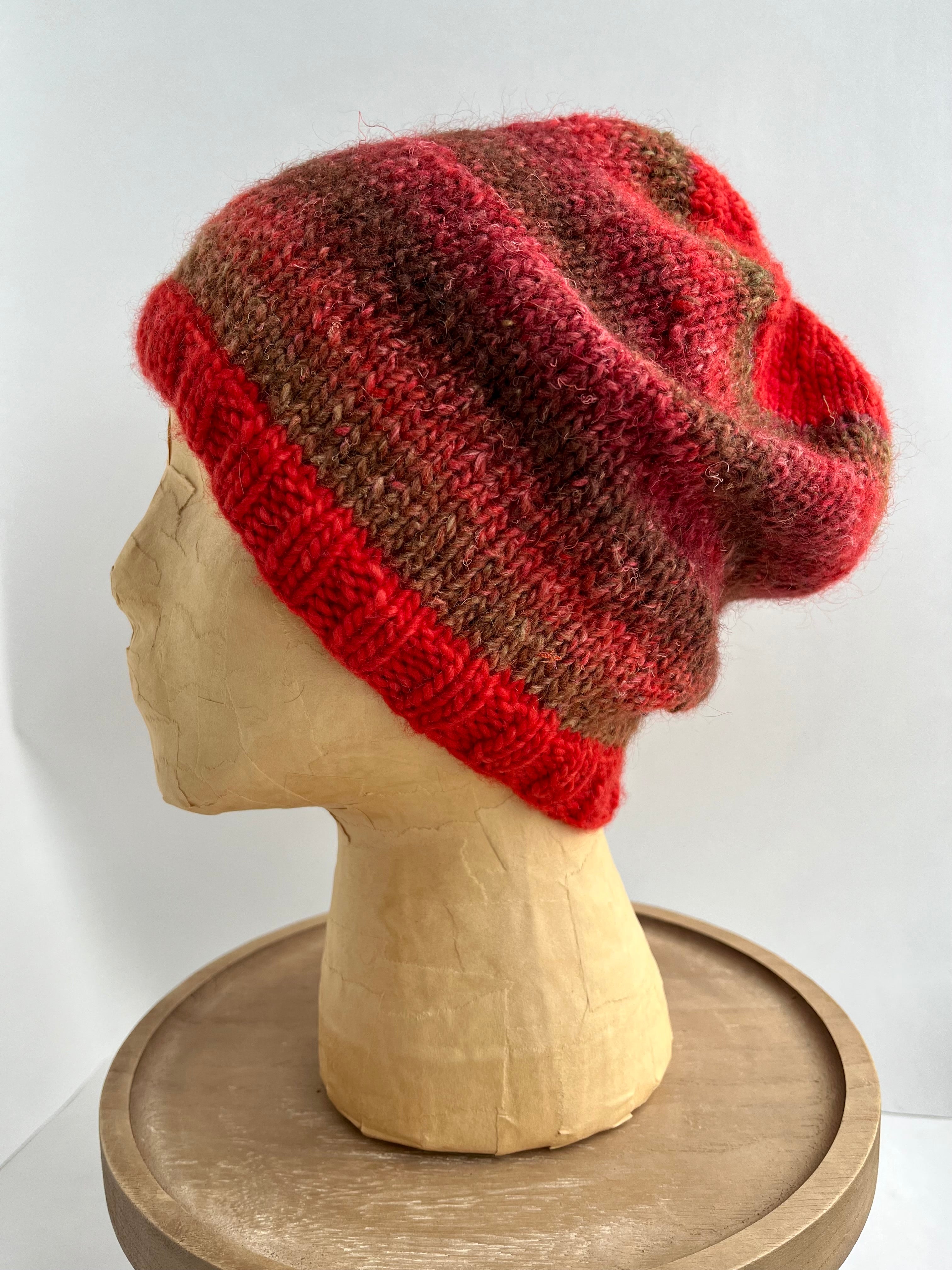Learn to Knit Series 3, a beanie hat