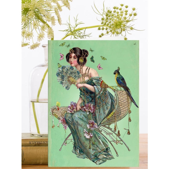 Butterflies and Fan - Madame Treacle Greeting Card