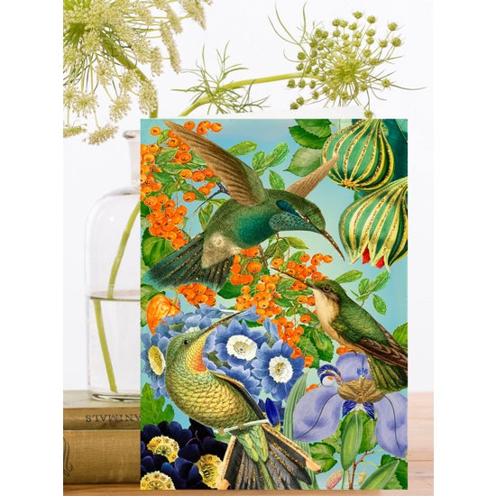 Hummingbirds - Madame Treacle Greeting Card
