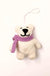Purple scarf - Happy Bears Eco Ornaments from Friendsheep