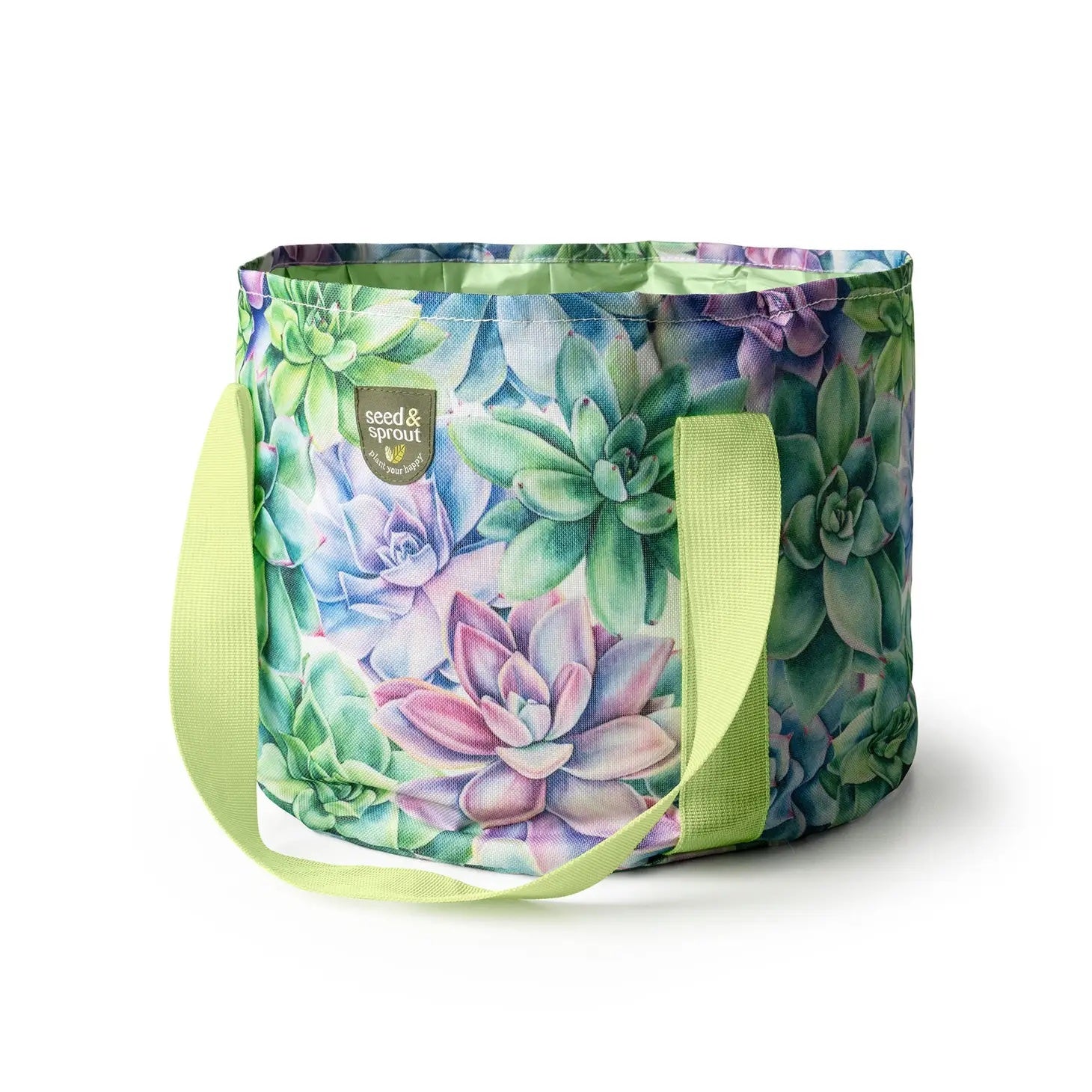 Simply Succulent foldable gardening bucket