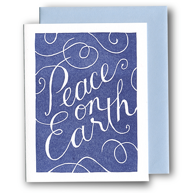 Peace on Earth - Holiday Cards from Just My Type Letterpress