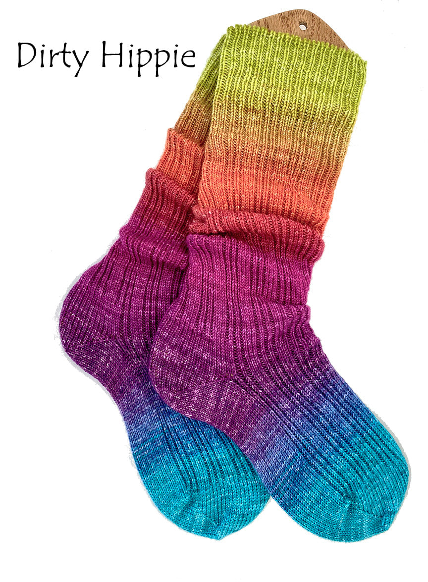 Dirty Hippie - SoleMates Ombré sock yarn from Freia Fine Handpaints