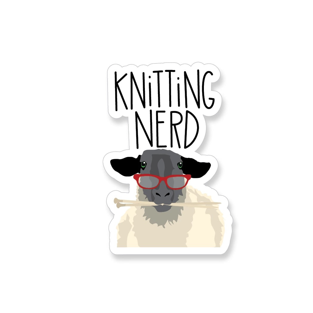 Knitting Nerd - Apartment 2 stickers